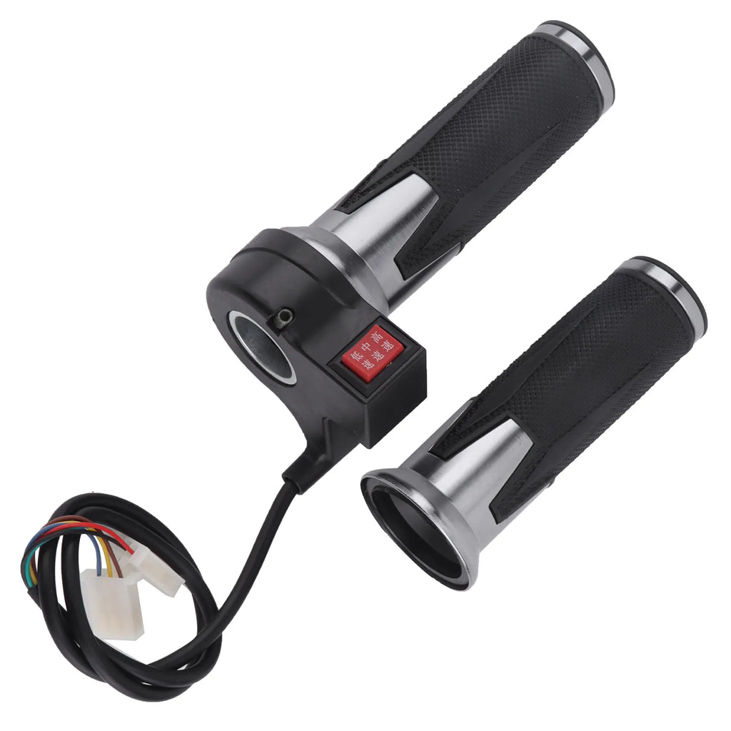1 Pair Handlebar Throttle Grip 3 Speed Control Universal Throttle Handle for Electric Bikes