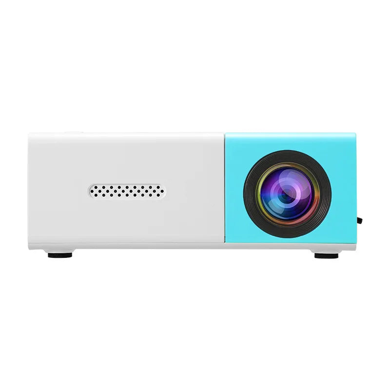 Portable Projector, Supports 1080P, USB Connection, Remote Control - Compatible With Smartphones, Tablets, Laptops, TV Sticks