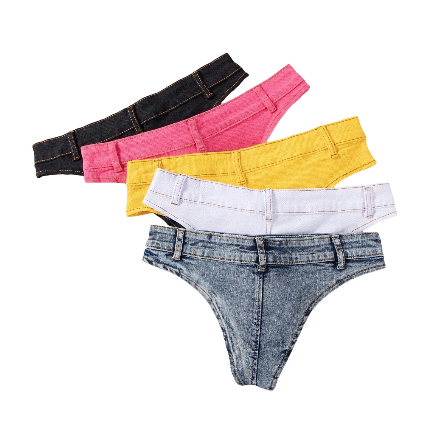 Sexy Low Waist Mini Denim Shorts Women Summer Beach Short Pants Jeans Woman Fashion Womens Club Party Jean Micro Shorts LTMW