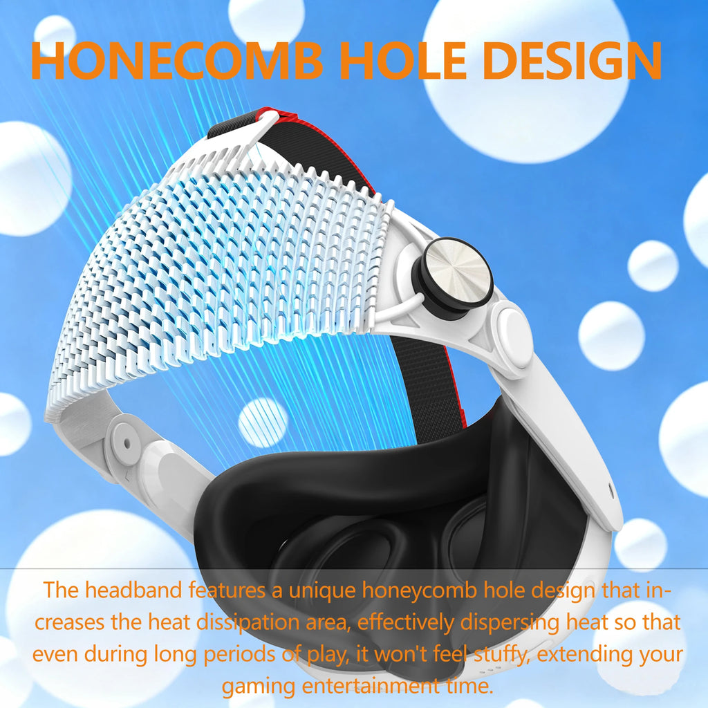 Suitable for Meta Quest 3/Quest 3S Elite Head Strap Accessory, Soft and Comfortable to Relieve Pressure, Allowing You to Lie Dow