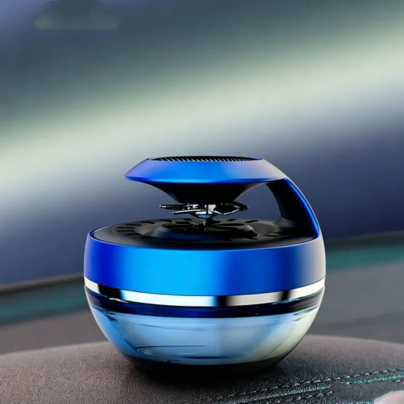 Solar Auto Rotating Car Perfume Premium Long Lasting Air Freshener Ornament Luxury Vehicle Interior Fragrance For Men Women