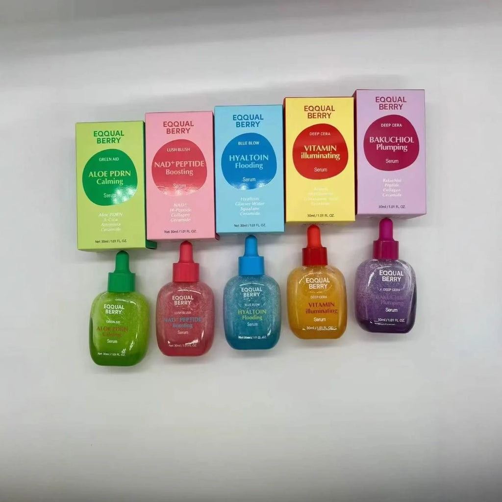 EQQUALBERRY NAD+ Peptide Boosting Smoothie Serum for Face, Neck & Body with Niacinamide & Hyaluronic Acid, Pore & Wrinkle Korea