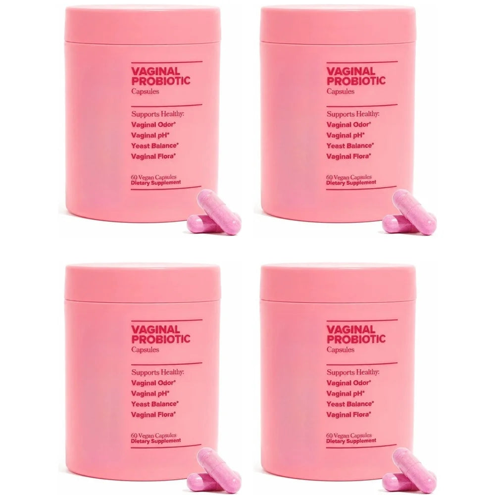 Women's Vaginal Probiotic Capsules, 5 Billion CFU, Healthy Odor Support, PH Yeast Balance & Flora Support, Vegan, 60 Count