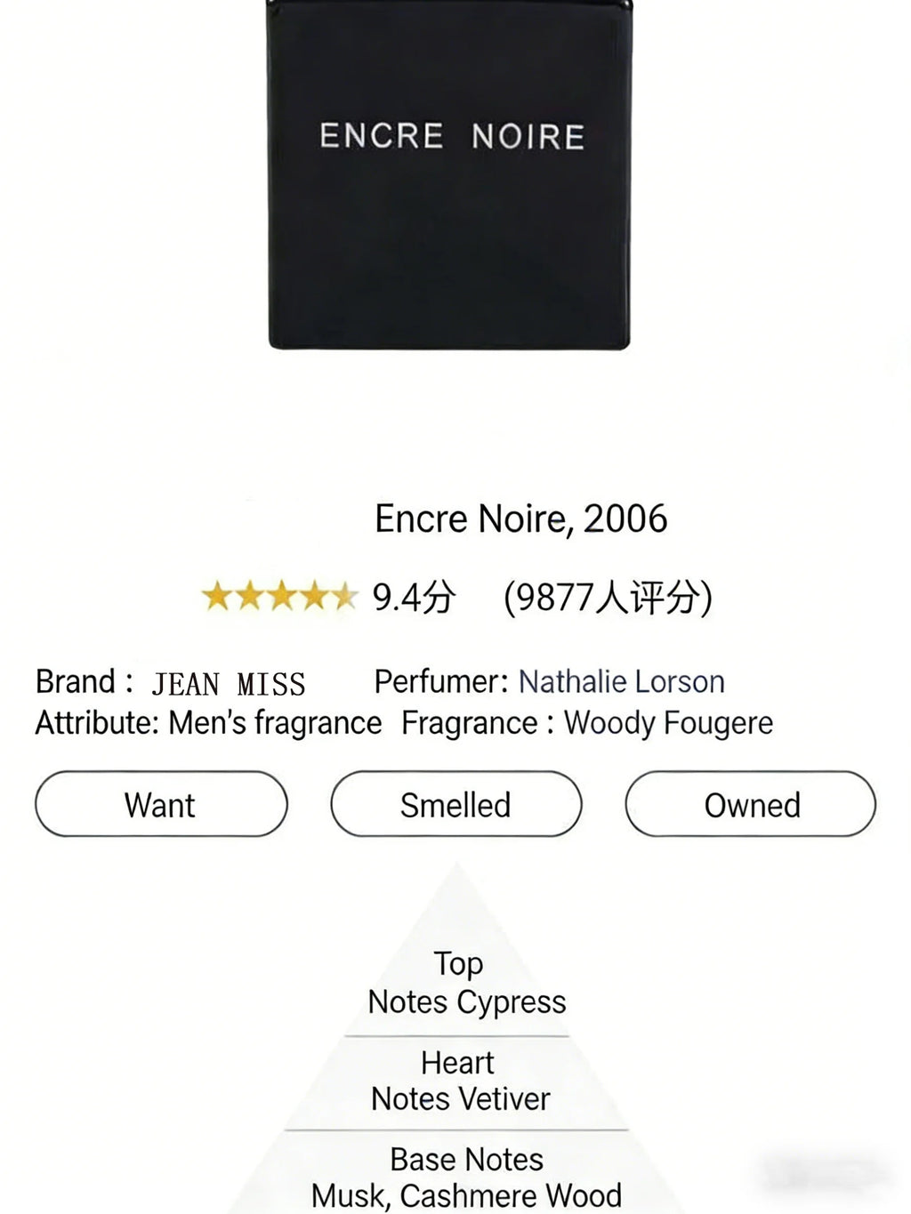100ml Black Ink Men's Perfume, Woody Eau De Toilette - Woody Cologne for Men, Long Lasting Scent