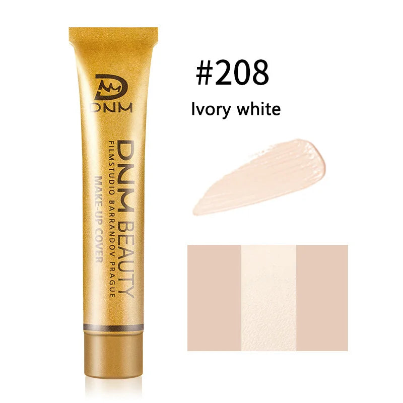 DNM High Quality Covering Concealer Makeup Moisturizing Face Concealer Foundation Waterproof Lasting Concealer Covering Cream