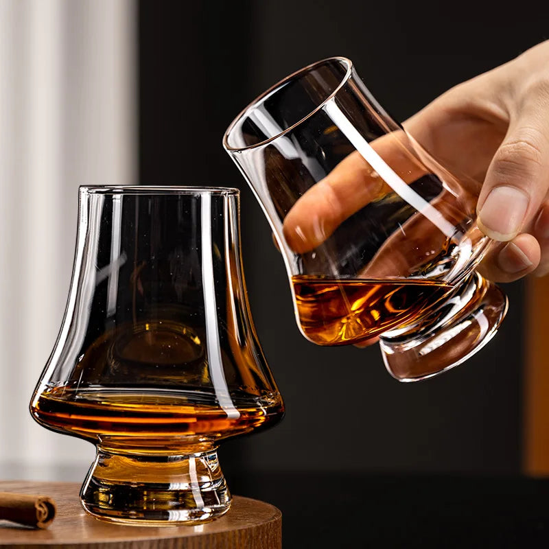 YWDL 2/4/6pcs Glass Whiskey Cup Set of 250ml Clear Lead Free Drinking Glasses Scotch Liquor Barware Beer Spirits Wine Glasse