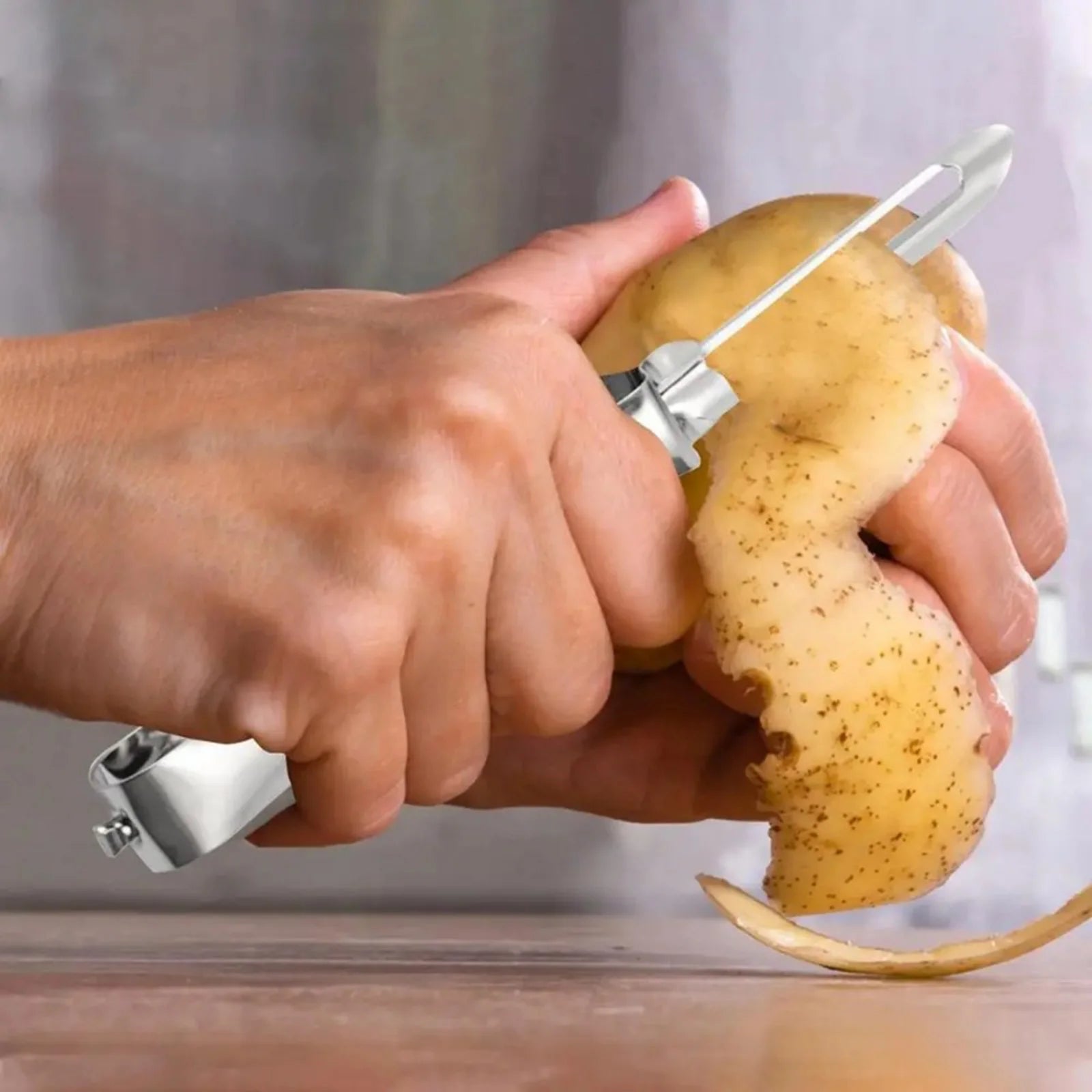 Stainless Steel Vegetable Peeler Kitchen Paring Knife Potato Slicer With Dual Blades Fruit Peeler Handle Kitchen Vegetable Tool