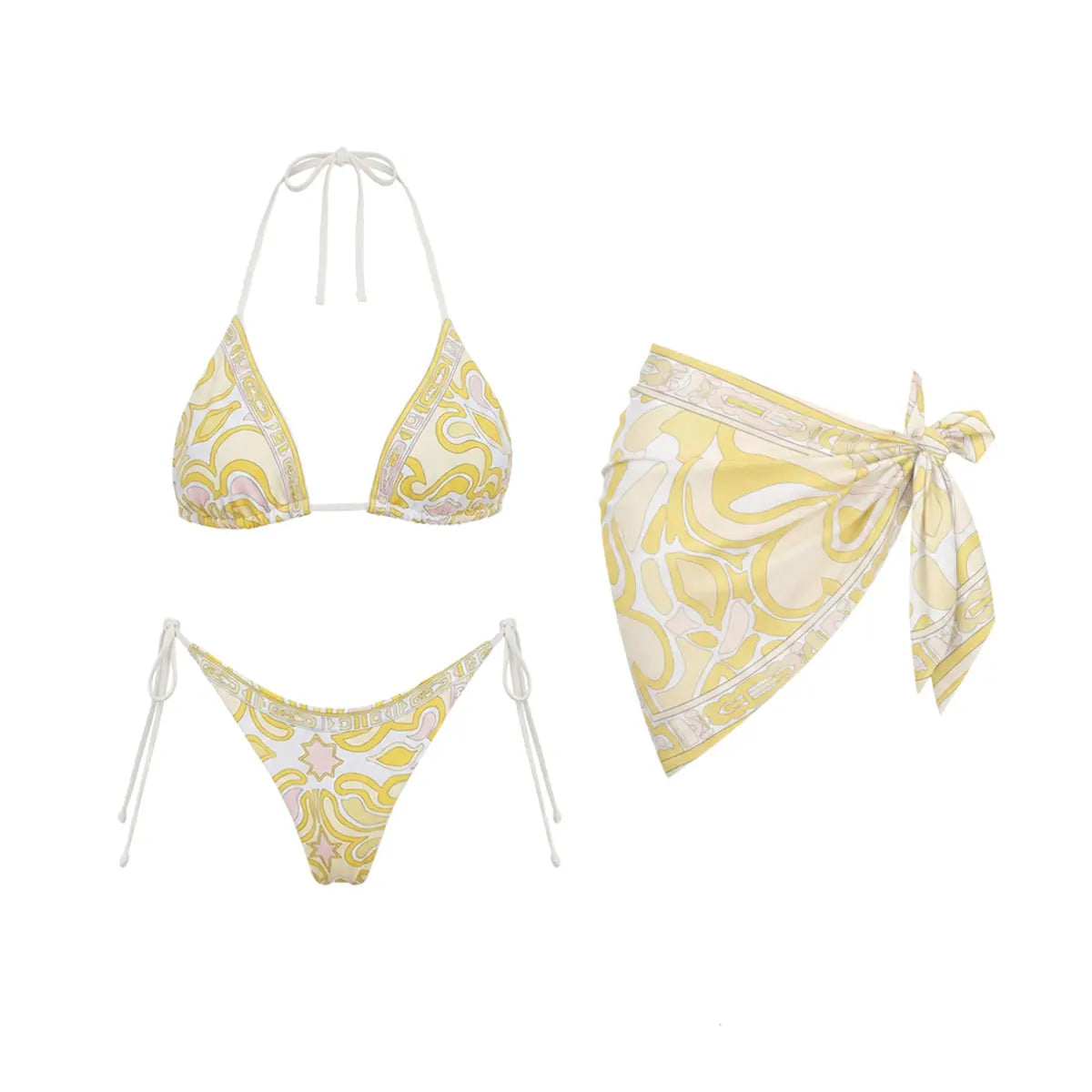 Print Bikinis 2026 Sexy Women Swimsuit Swimwear Female Thong Bikini Set Biquini Bathing Suit Print Swimming Suits Beachwear