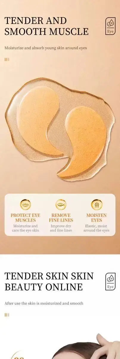 60 pieces of SADOER multi combination collagen eye mask, anti dark circles, eye bags removal, moisturizing, firming, eye patch,