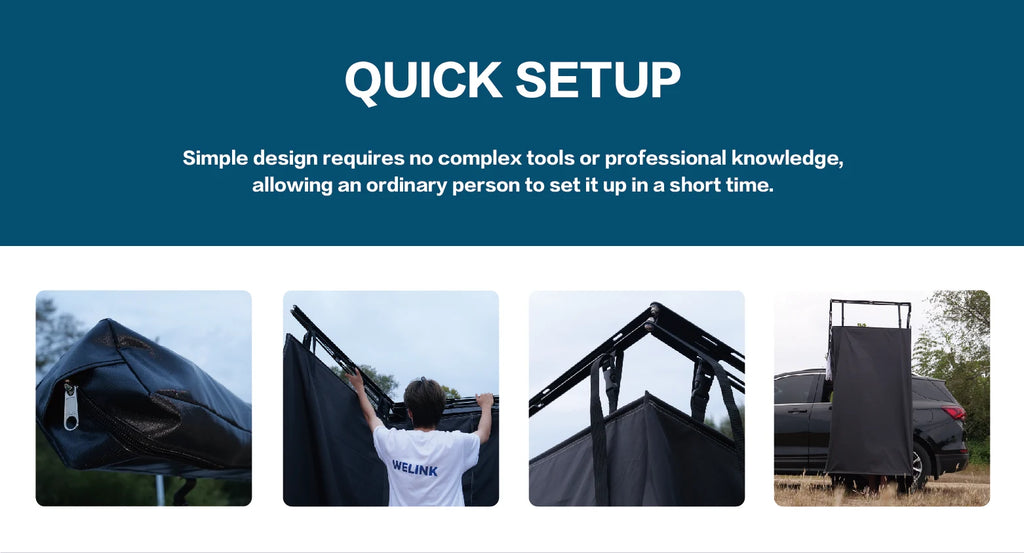 Camp Shower Awning up Fast Open Outdoor Camping Shower Tent Wholesale Portable Shower Room Outdoor