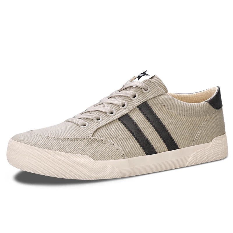 Hot Retro Green Vulcanize Shoes Men Breathable Leisure Shoes For Men Lightweight Flat Casual Canvas Sneaker Men zapatos de lona