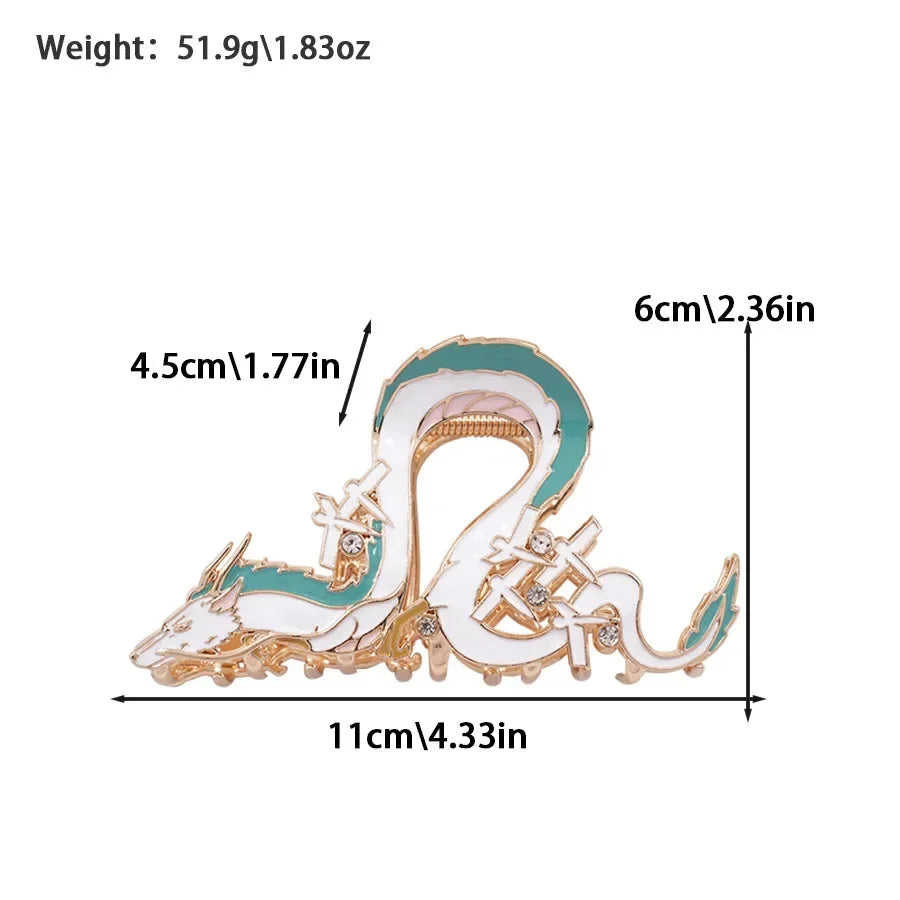 2025 Cute Creative Cartoon Hair Claw Boat Dragon Large Hair Claws Japanese Cat Fashion Claw Clip Hair Accessories for Women