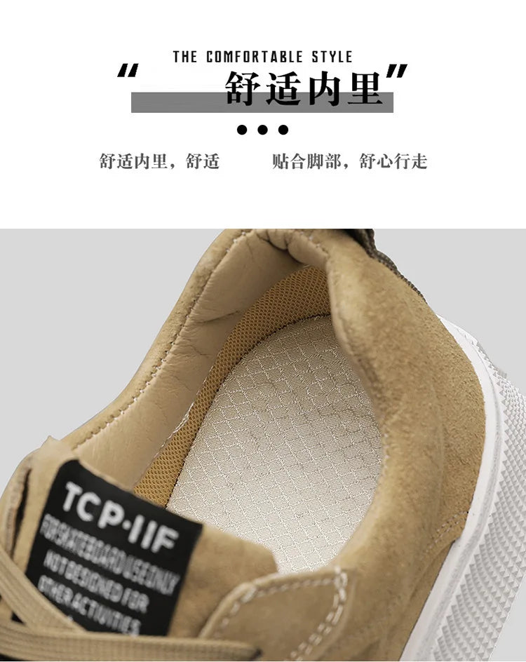 Men's sports soft-soled breathable and comfortable sneakers are trendy to pair with fashionable casual sports shoes