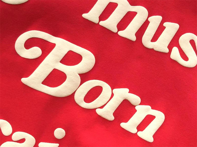 Foam Logo Ye Must Be Born Again Hoodie Men Women Best Quality Oversize Kanye West CPFM.XYZ Sweatshirts