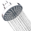 Shower Head Sprayer Adjustable Rainfall Wall-Mounted Chrome ABS Plastic High-Pressure Shower Heads Bathroom Fixture Accessories