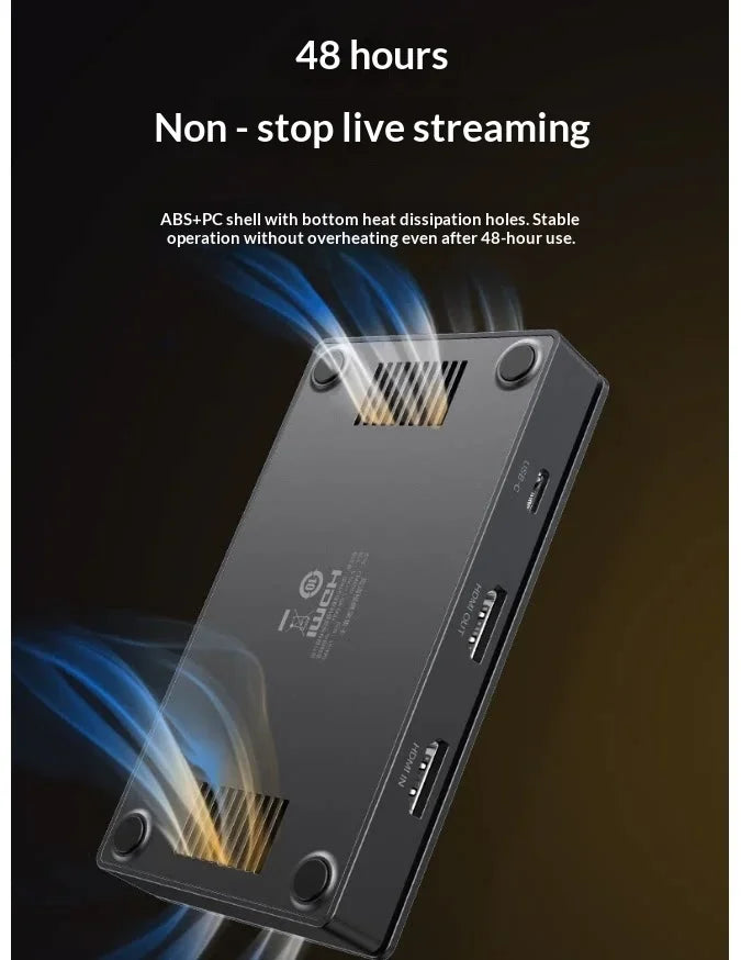 UGREEN CM630 15390 4K 60Hz HDMI Video Capture Card 1080P 60fps USB C Recording Loop Out with Mic Headset