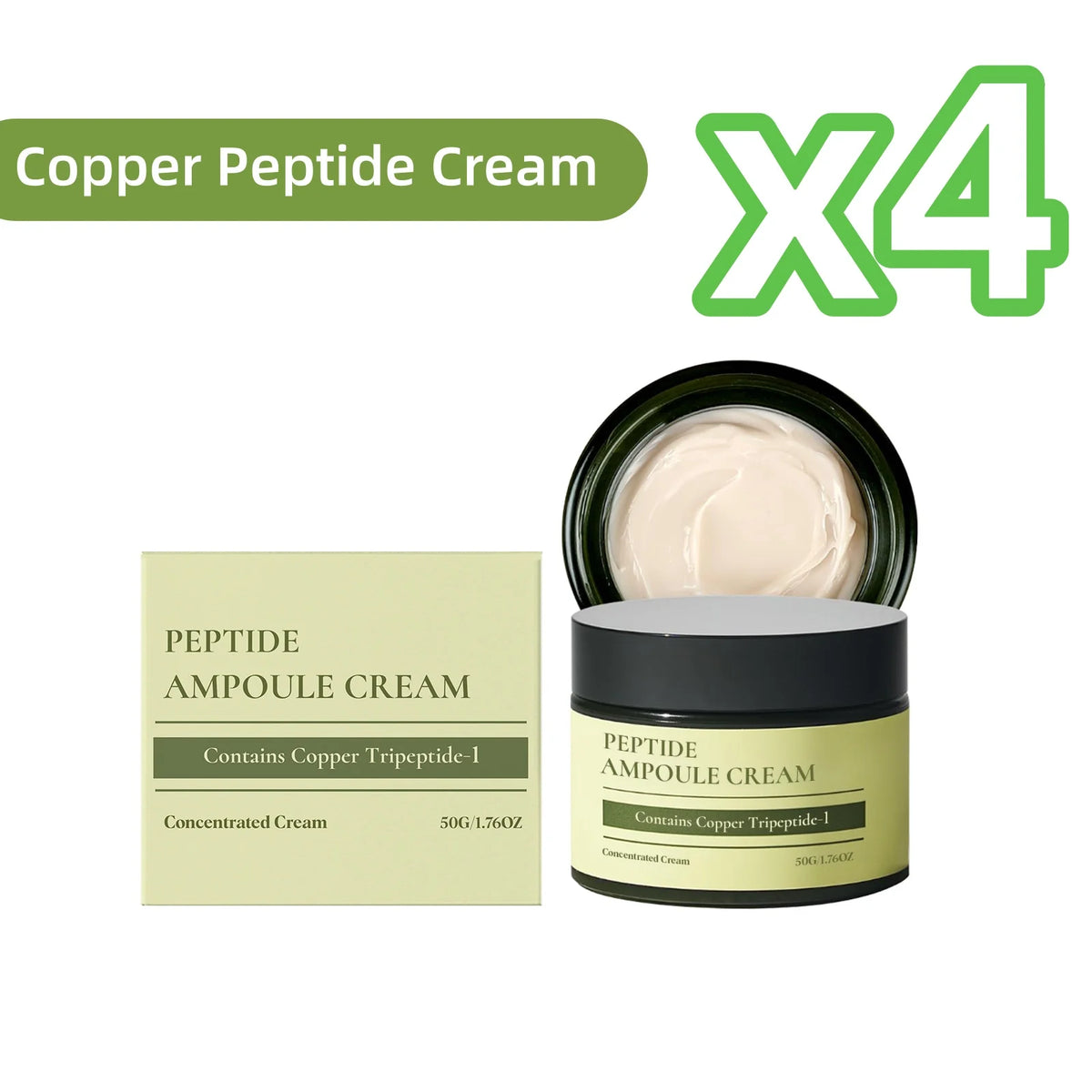 GHK-Cu Copper Peptide Cream Intense Hydration Firm Smooth Face Strengthen Skin Barrier Anti Aging Korean Skin Care Moisturizer