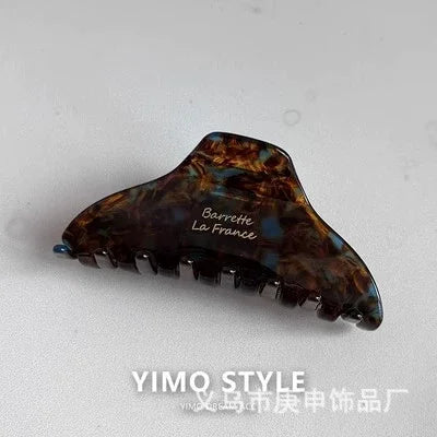 High-end Acetate Large Plate Hair Claws Fashion Hair Accessories Women Trend Back Head Clip Boutique Cute Girl Hairpins Headwear