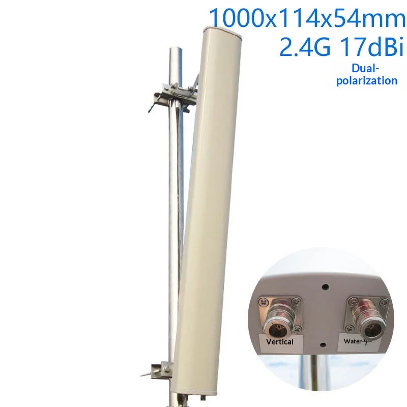 Outdoor Directional WiFi Coverage Antenna, 2.4G, 5.8G, 5G Panel Sector Antenna, High-Gain Dual-Polarized
