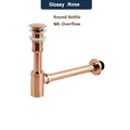 Rose Bathroom Siphon Drainer Sink Bottle Trap Modern Pop Up Filter Fixture Waste Stopper Set Washbasin Hose Accessory Renovation