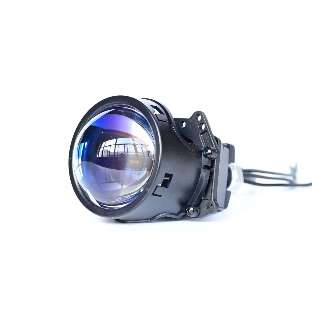 New 3 Inch Bi LED Projector Headlight with Halo 180W High Power Plug and Play Dual Beam H4 H7 Car LED Headlamp Retrofit Upgrade