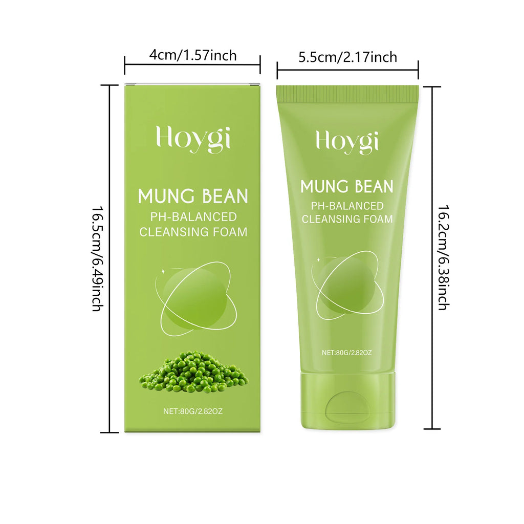 Mung Bean Hydrating Facial Cleanser Gentle Pore Cleansing Soft Non-Tightening Skincare Bridal Wedding Day Prep Essential