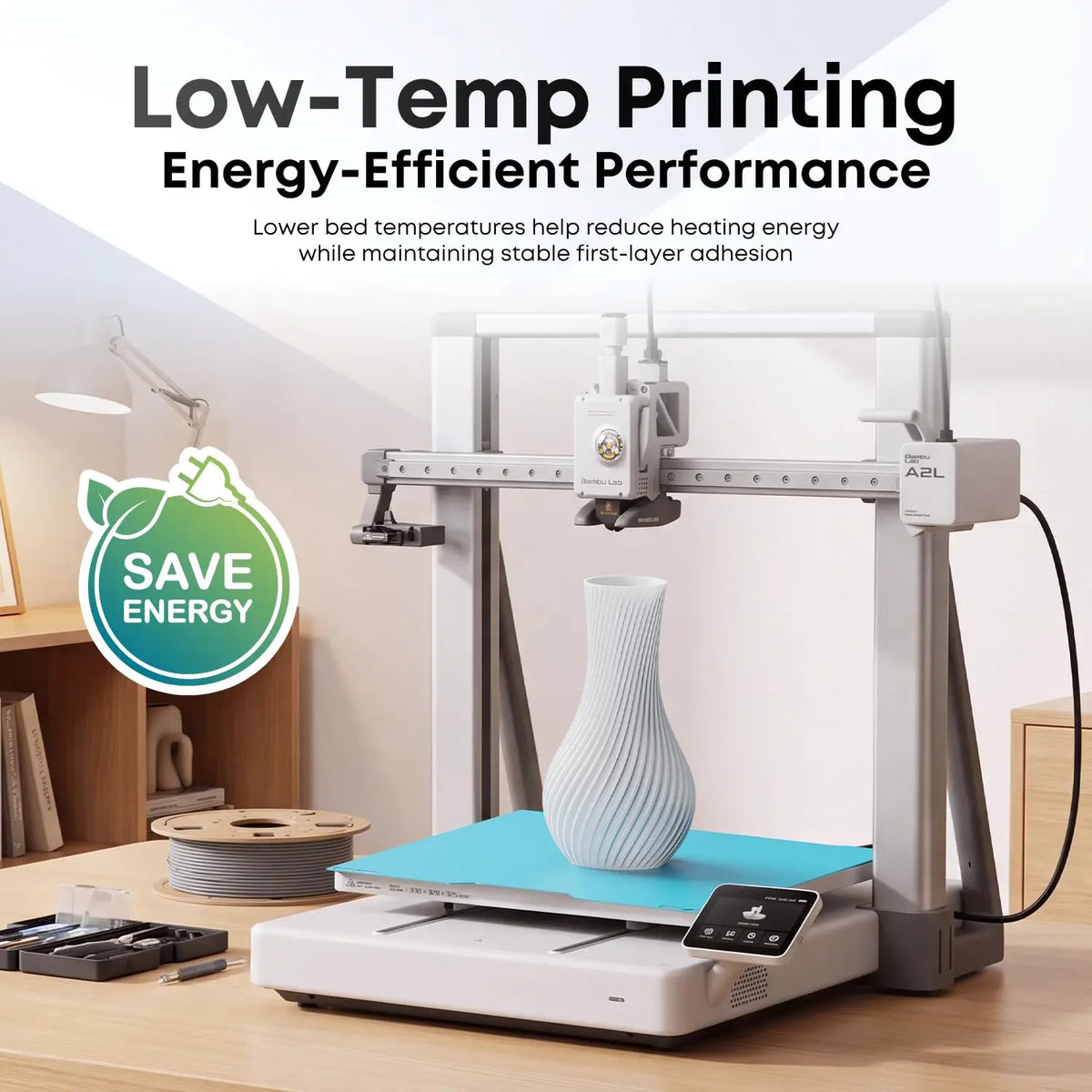 For Bambu Lab A2L H2C Build Plate 335x325mm Resistant to High Temperatures Easy Installation Durable Wear-Resistant PEI PET PEO