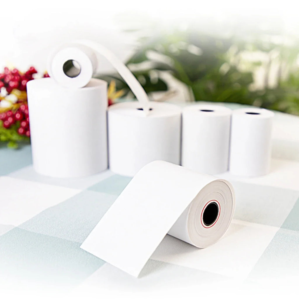 3 1/8 x 50 Thermal Paper (80mm x 50m) for Square POS System, Register Thermal Receipt Paper Rolls for TM-T88III,TM-T88IV,TM-T88V