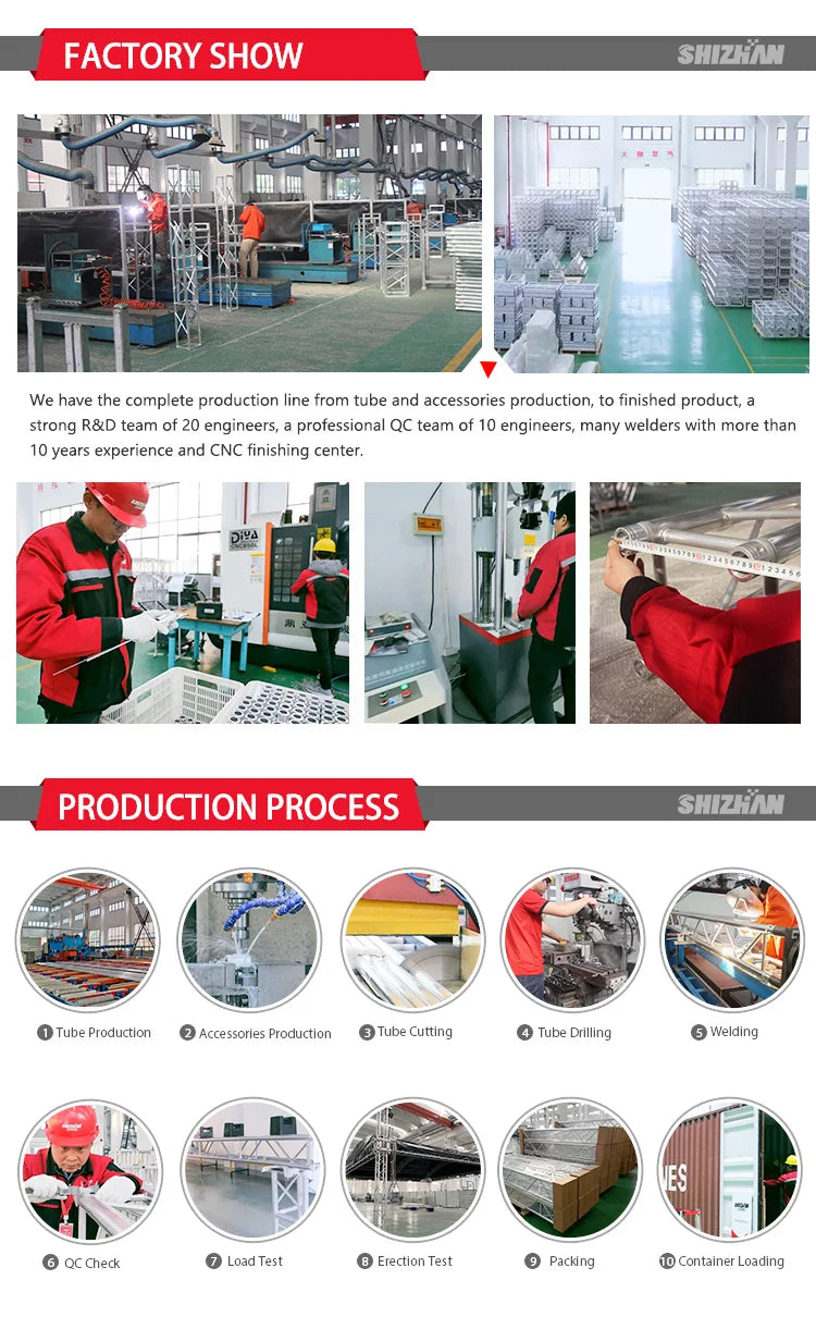 【High Quality】Truss System Professional Design Aluminum Light Truss For Sales