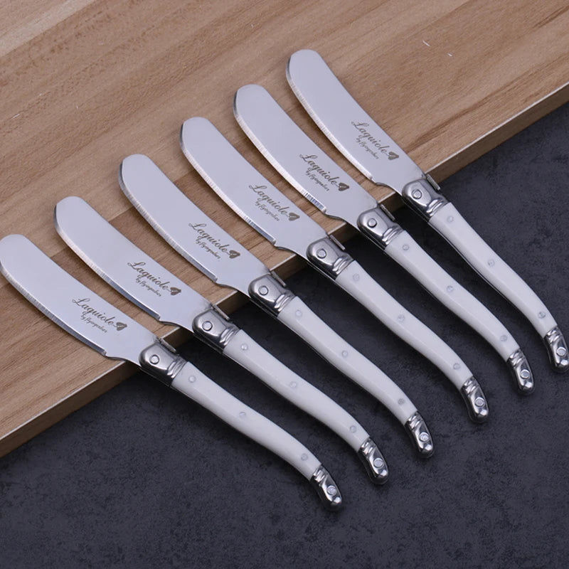 6.25inch Stainless Steel Butter Cutter Cheese Jam Spreaders Wipe Cream Cutter Kitchen Gadgets Laguiole  Butter Bread Tool 4-6pc