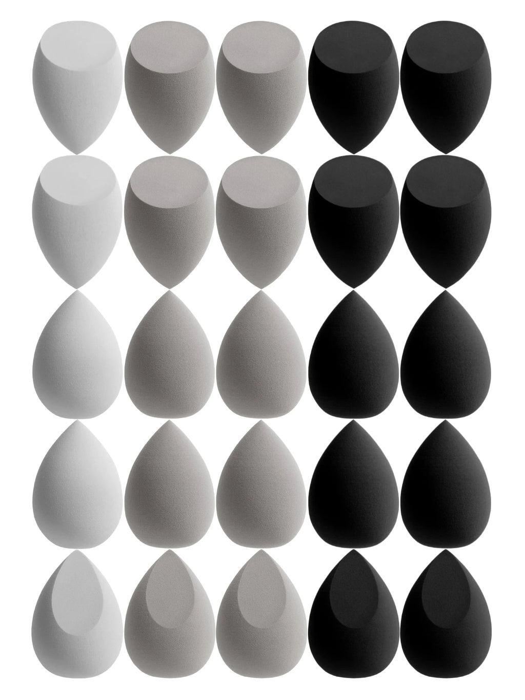 25 Beauty Eggs (Makeup Sponges), Foundation Makeup Mixed Beauty Sponges, Flawless Application for Liquid, Cream and Powder, Multi-Color Makeup