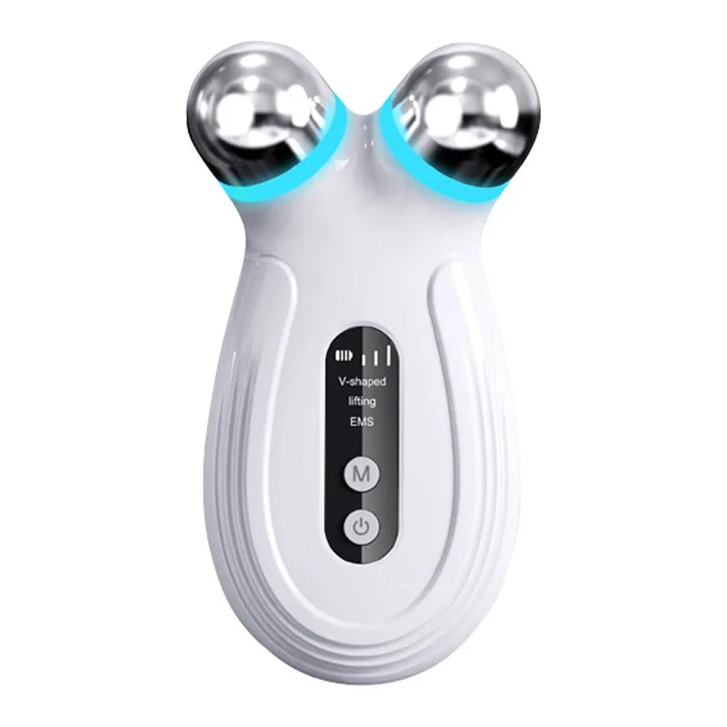 Microcurrent Facial Lifting Massager, Anti-Wrinkle Skin Tightening Beauty Device for Home Use