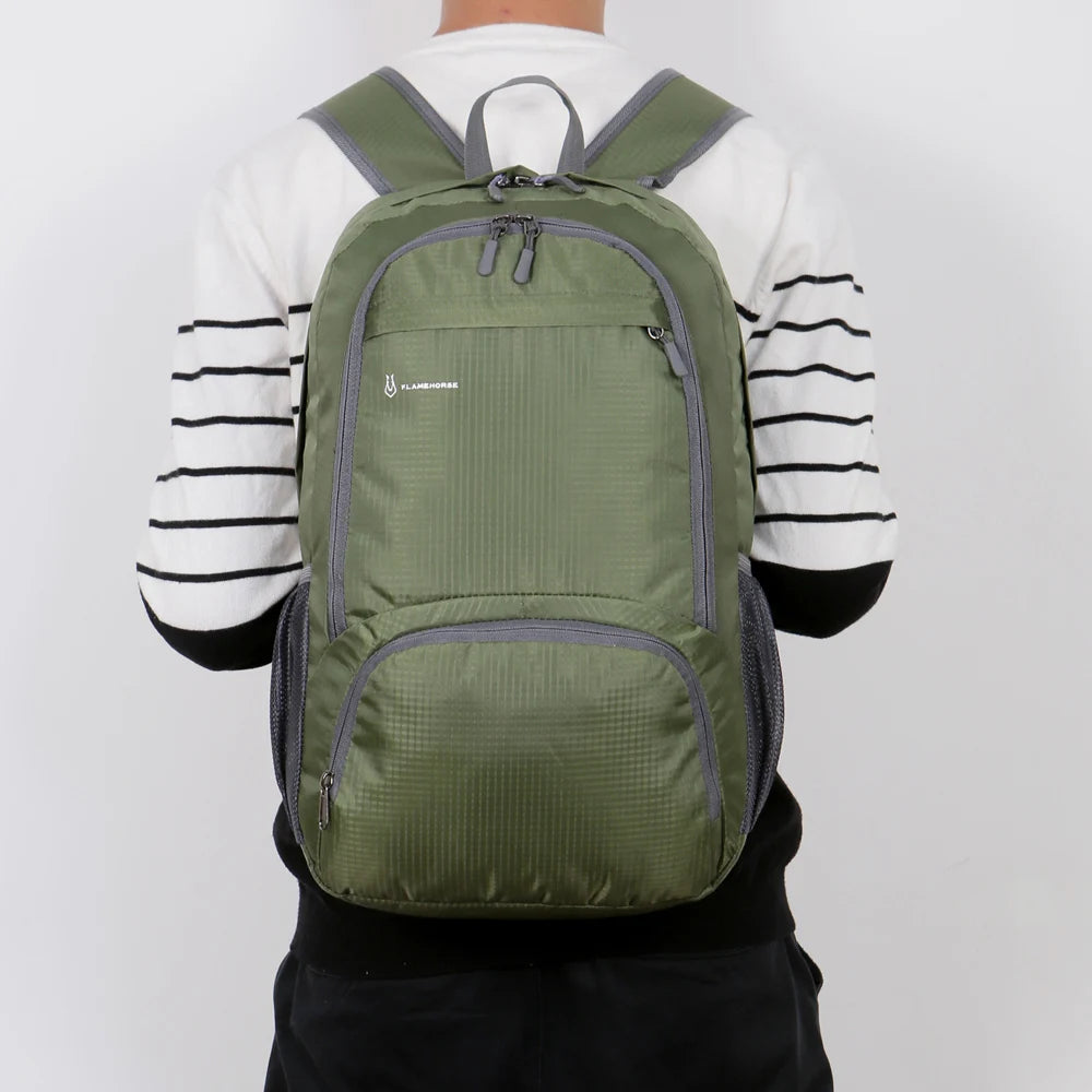 Lightweight Foldable Backpack Men Women Waterproof Packable Backpack Outdoor Travel Hiking Cycling Daypack Camping Shoulders Bag