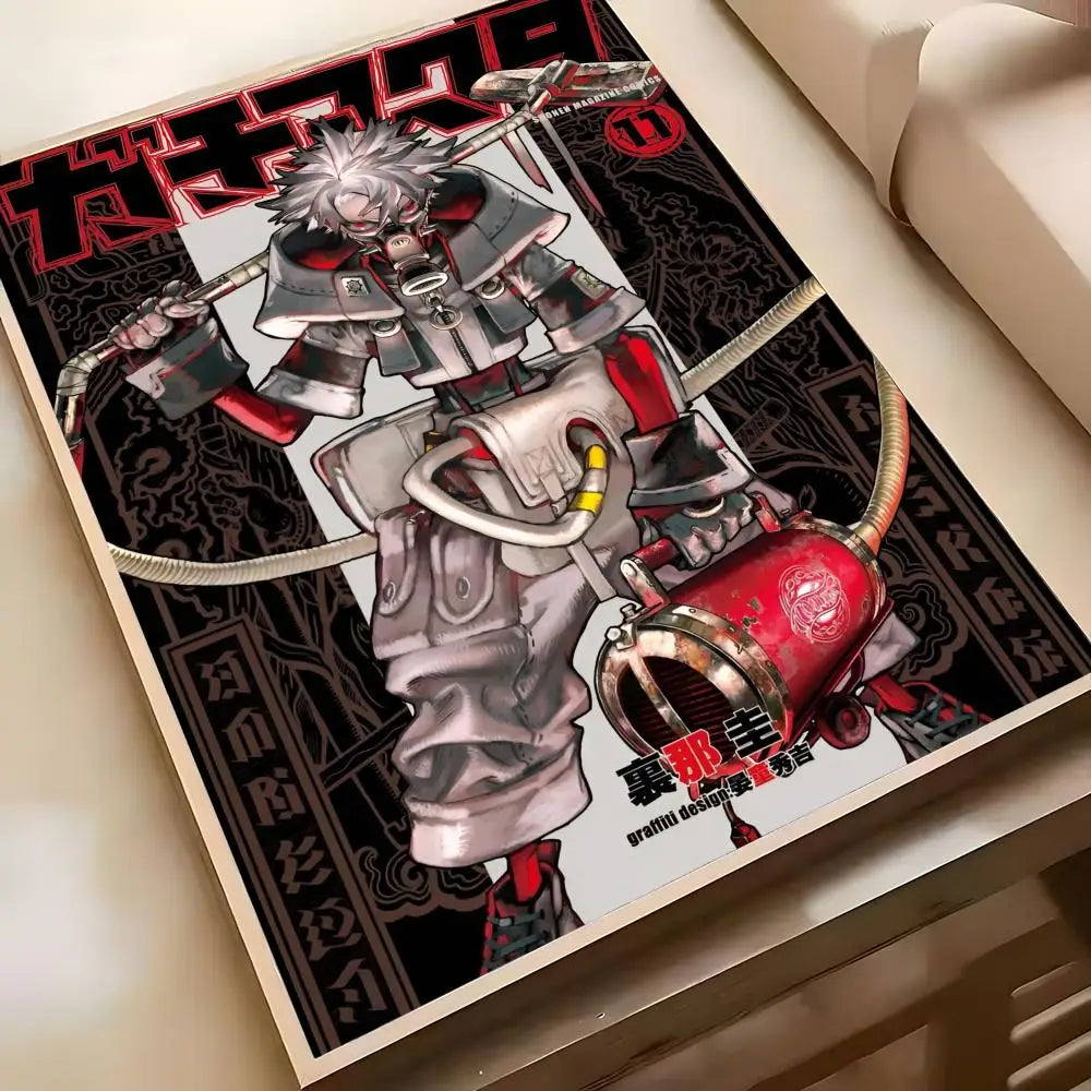 Hot Cool Anime G-Gachiakuta Poster Poster Waterproof HD Wall Art Decal Self-Adhesive Aesthetic Decor For Home Living