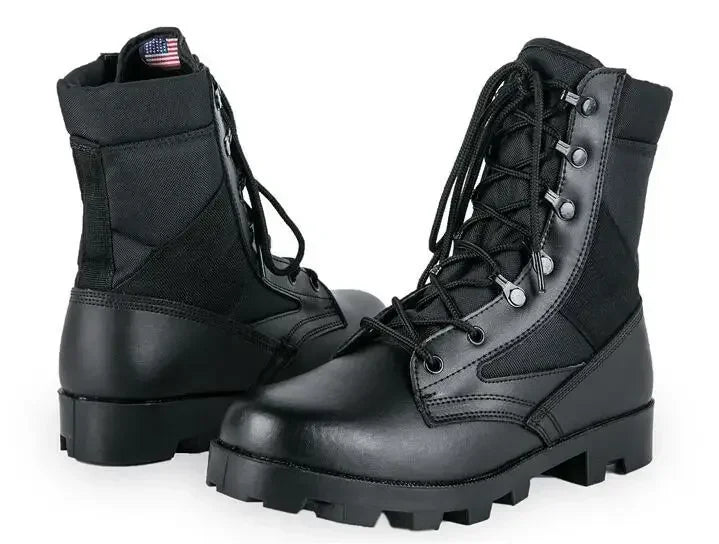 Male Outdoor Training Combat Hunting Boots Spring Autumn Men Jungle Hiking Sports Climbing Camping Breathable Camo Desert Shoes