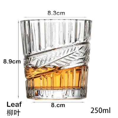 Whiskey Glasses, Scotch Whisky, Bourbon, Cocktails, RUM, Durable Whiskey Glasses