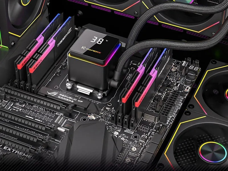 X-GAMERX M240 M360 Liquid Cooling ARGB Dynamic Light Synchronization Thermal Display Integrated Water Cooling Radiator