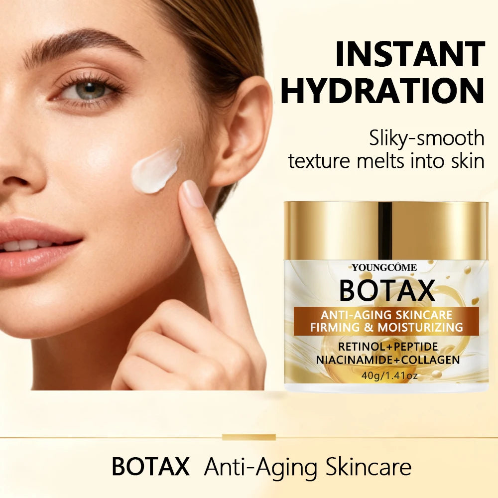 BOTAX Anti-Aging Skincare Cream with Retinol Peptides Niacinamide & Collagen for Firming and Hydrating Daily Use