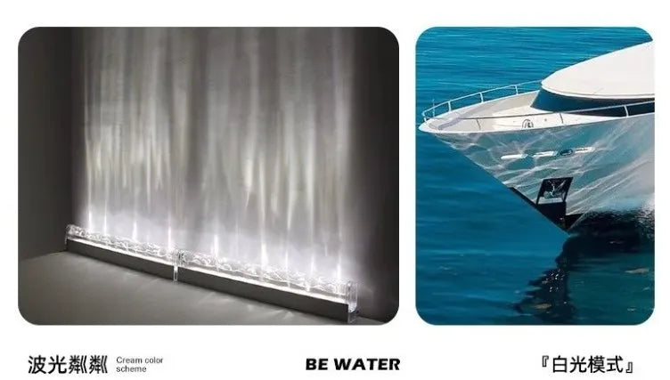 3D dynamic water ripple wall washing atmosphere pattern room background decoration LED projection light