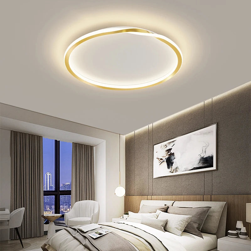 Modern LED Room Decoration Ring Ceiling Light Living Room Bedroom Dining Room Ceiling Lamp Indoor Lighting Decorative Lamps
