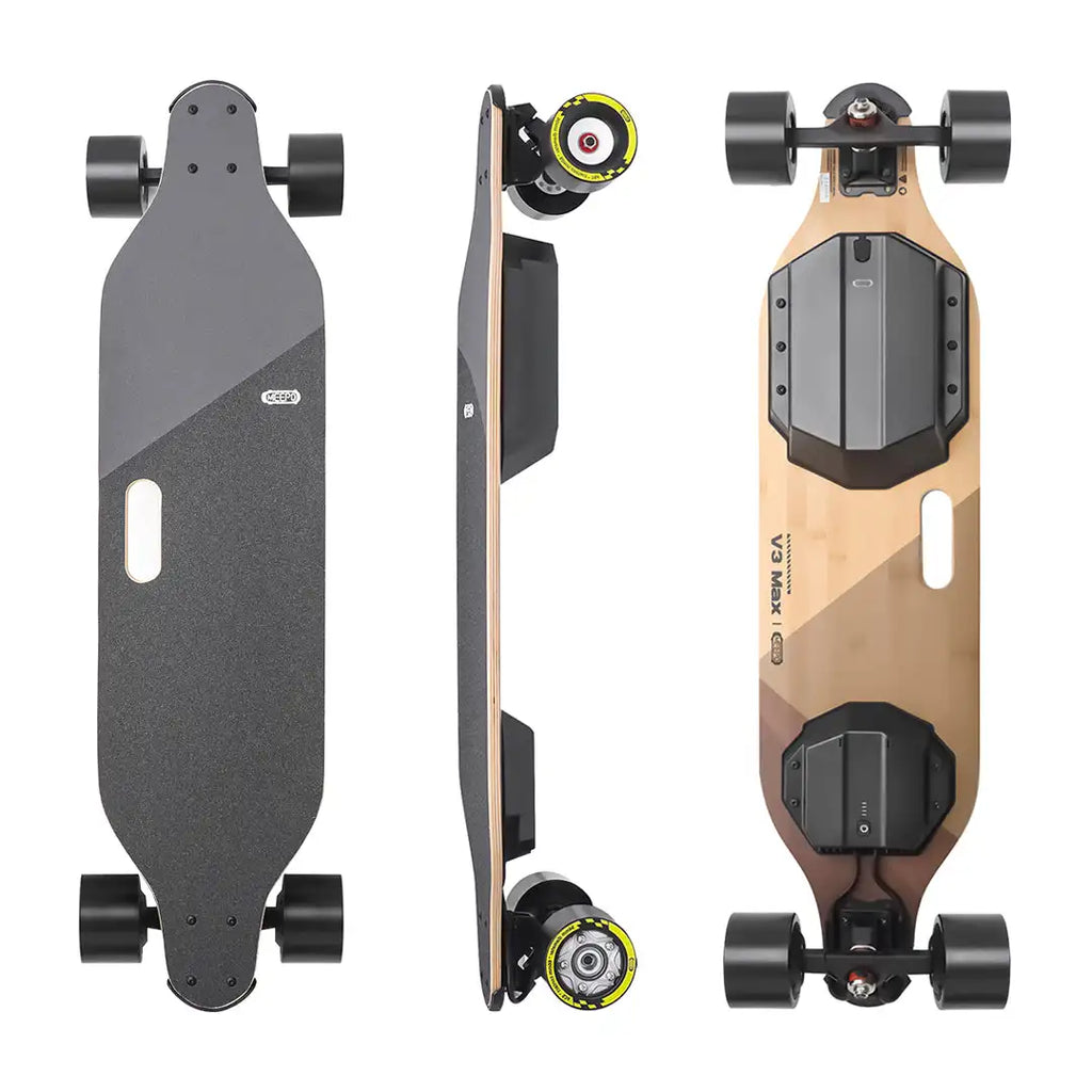 MEEPO V3 MAX Electric Skateboard for Adults - Dual Motor 32MPH, Remote Control, 15 Miles Range - Perfect Gift for Men & Teens