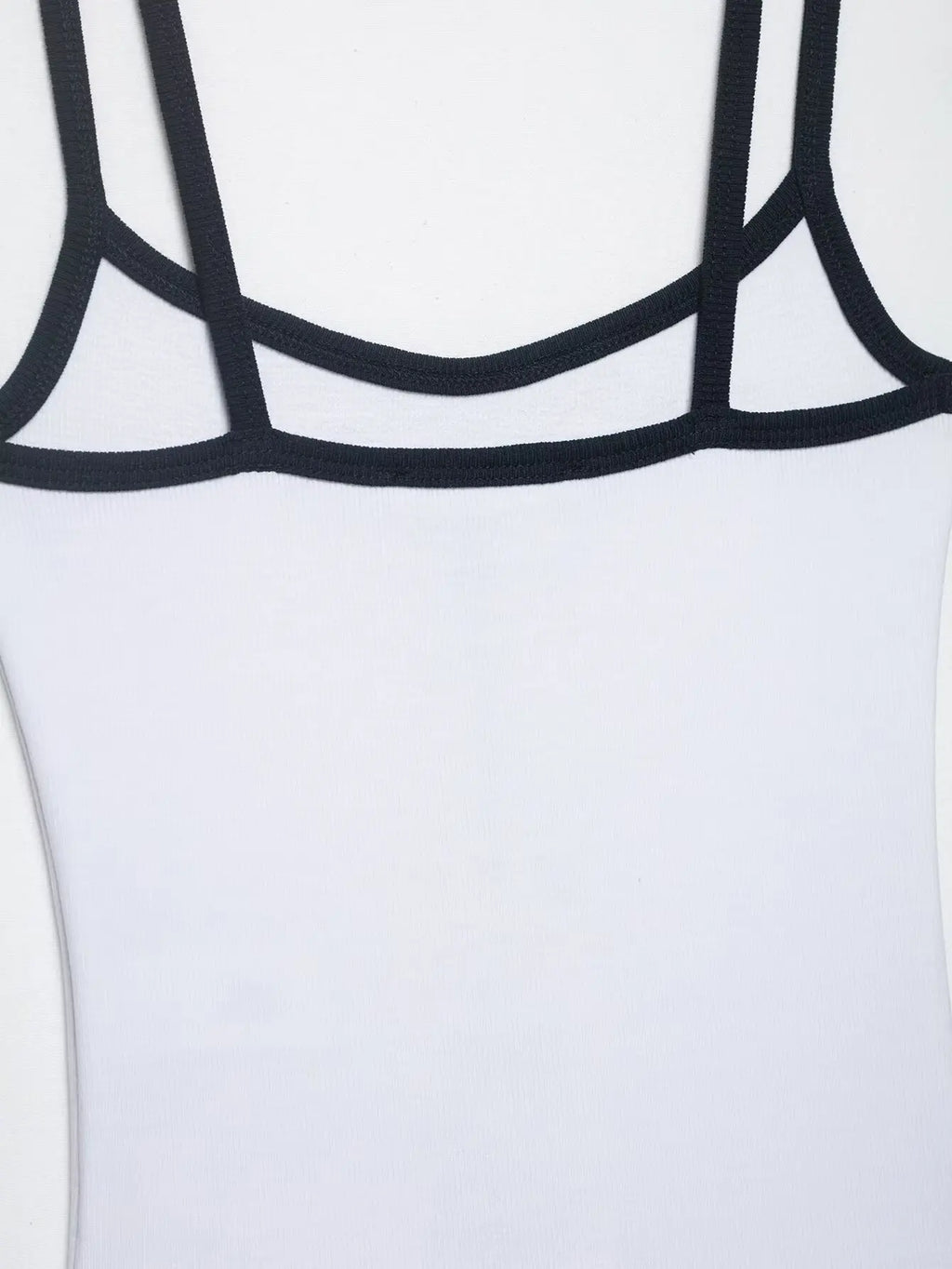 Women's Jumpsuit 2026 Summer New Cute Hot Girl Style Fashion Round Neck Color-Blocked Piping Straps Cotton Blend Fabric