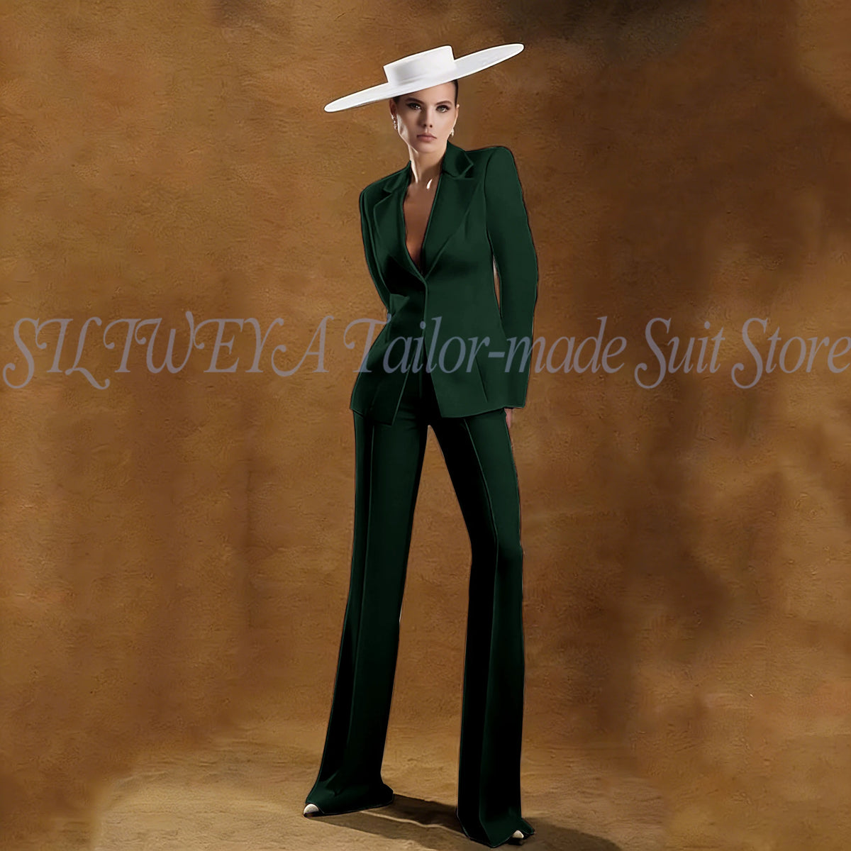 Ladies White Tailored Blazer Trousers Set Workplace Business Occasion Formal Attire 2026 Women Fashion Chic Office Commute Suit
