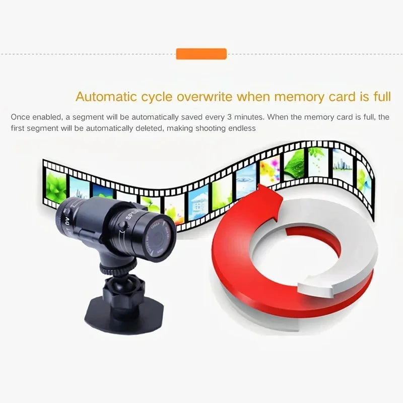 HD Camera Sport Bicycle Bike Small DV Video Dash Photo Waterproof Cam Motorcycle Helmet Camcorder Action Camera