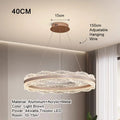 LED Luxury Pendant Light Living Dining Room Bedroom Modern Upscale Acrylic Texture Suspension Lamp Home Decoration