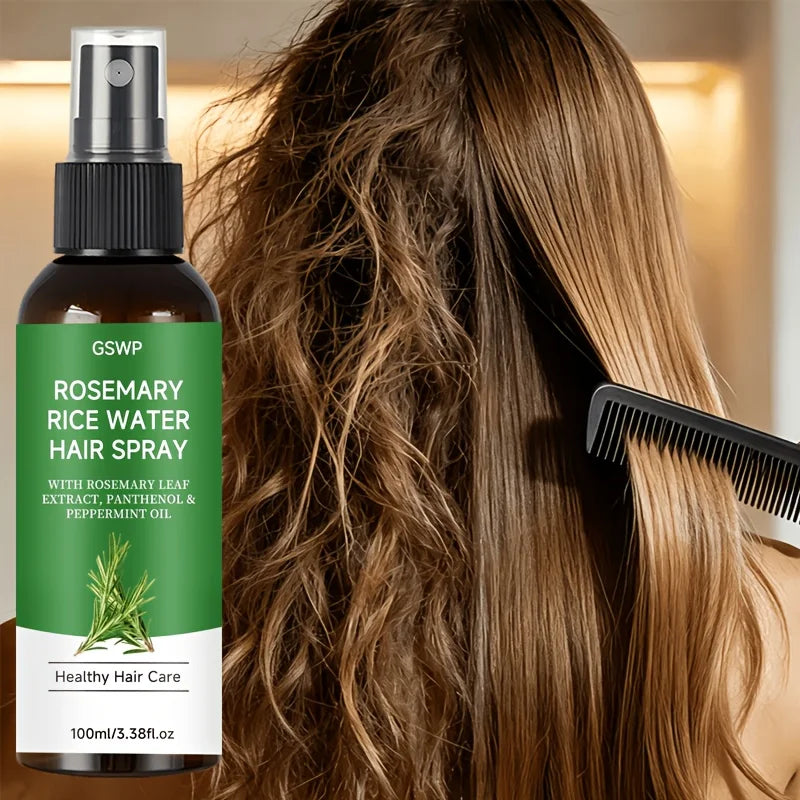 GSWP Rosemary Hair Care Spray, Lightweight and Non-Greasy, It Leaves Hair Soft and Silky, Adds Natural Volume. 100ml/200ml
