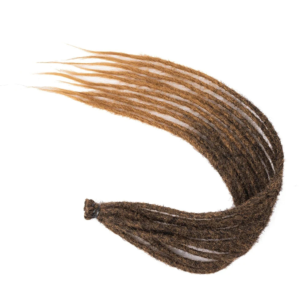 Synthetic Dreadlock Extensions 10 Root/Pack Hippie Single Ended Dreads Ombre Loc Extensions 24 Inch Reggae Style Crochet Hair