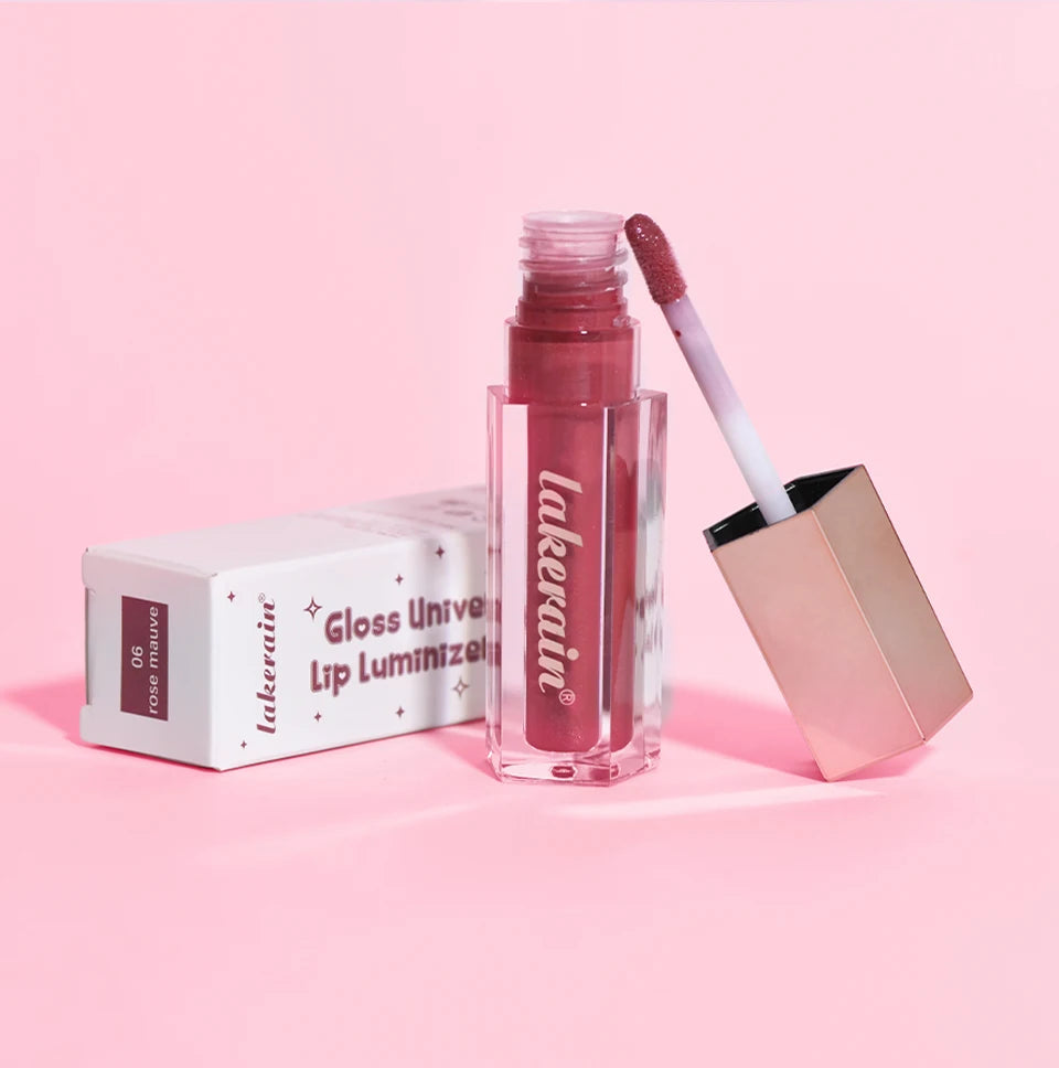 8-Color Liquid Light Glitter Lip Glaze Long-lasting Deep Moisturizing Lip Gloss Reduce Lips Lines Slight Shimmer Makeup Lip Oil