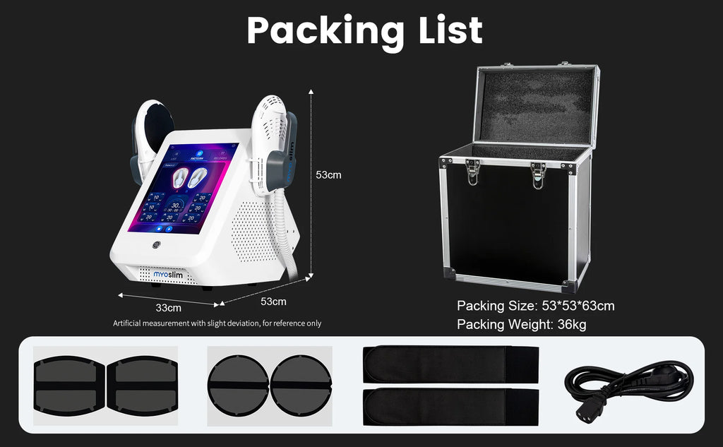 MYOslim EMS Body Slim Sculpt Muscle Stimulate Fat Removel Machine 6500W  RF Weight Lose Portable Electromagnetic
