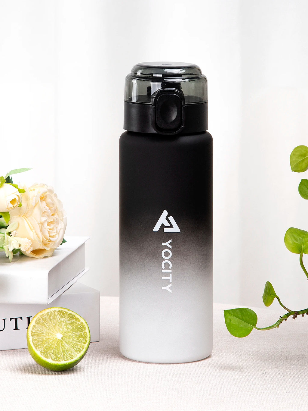 750ml Tritan Frosted Gradient Water Bottle for Drinking Portable Sport Tea Coffee Cup Kitchen Tools Kids Water Bottle School
